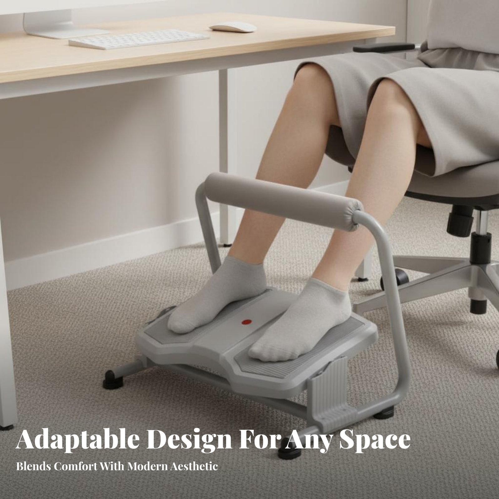 Esports Gaming Setup - Adjustable Footrest Anti-Slip Design Ergonomic Aid
