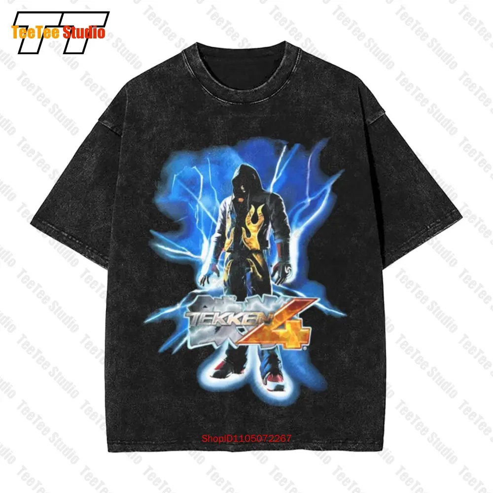 Esports Gaming T Shirt - Vintage Tekken 4 Namco Promo Arcade